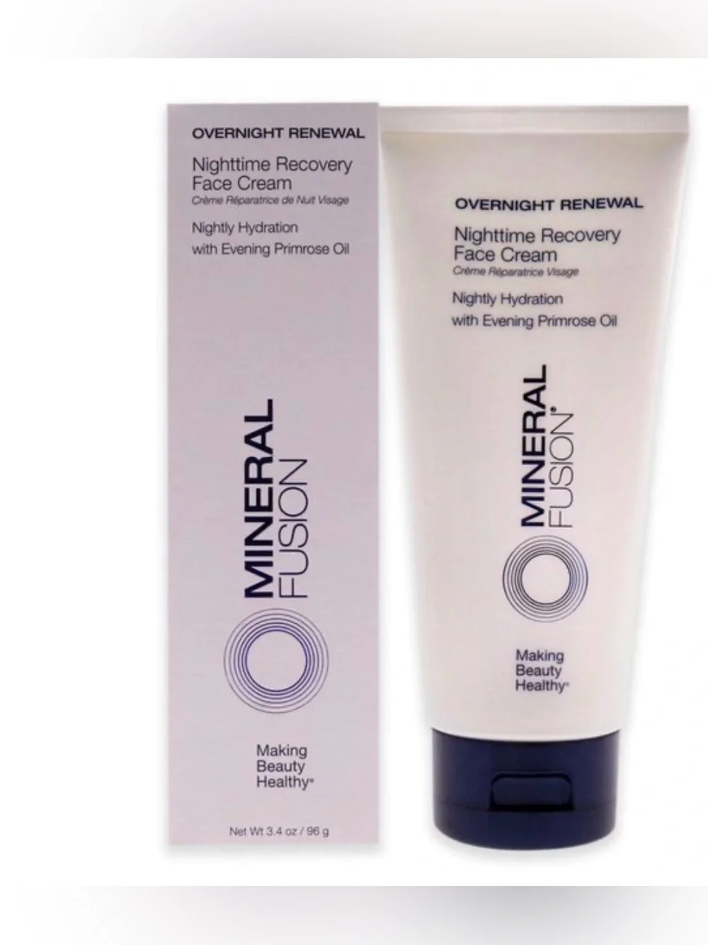 Mineral Fusion Overnight Renewal Nighttime Recovery Face Cream NIB